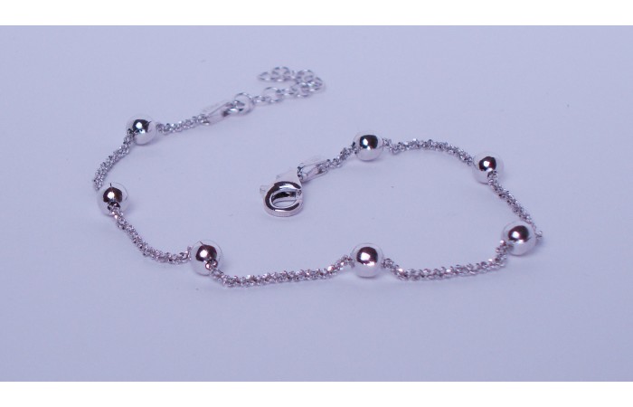 Bead & chain bracelet