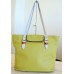Donna Large Long Handle Leather Tote Bag